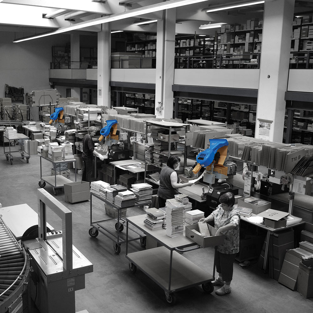 Anwender mit hohem als auch niedrigem Durchsatz profitieren von dieser ergonomischen Lösung.